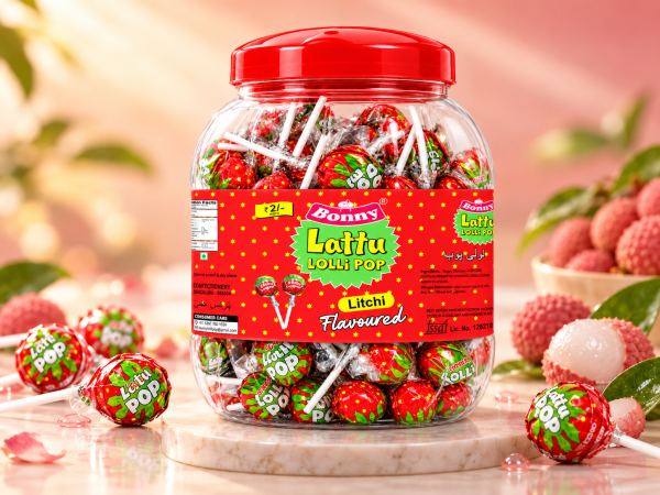 Litchi Lollipop Jar — Candy & Lollipops design by Designer Wave