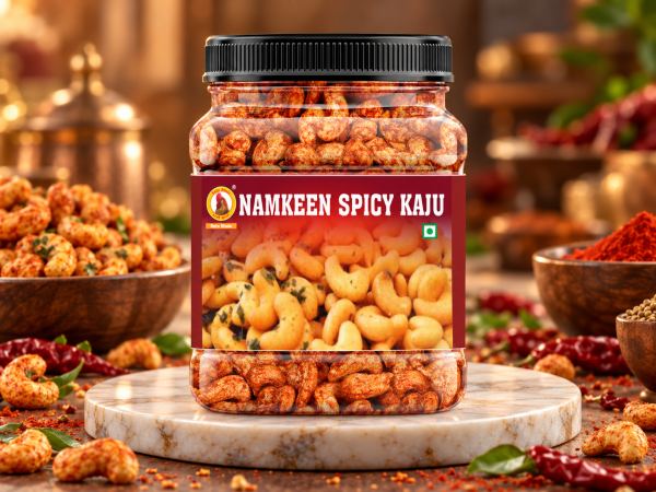 Namkeen Spicy Kaju — Food & Beverages design by Designer Wave