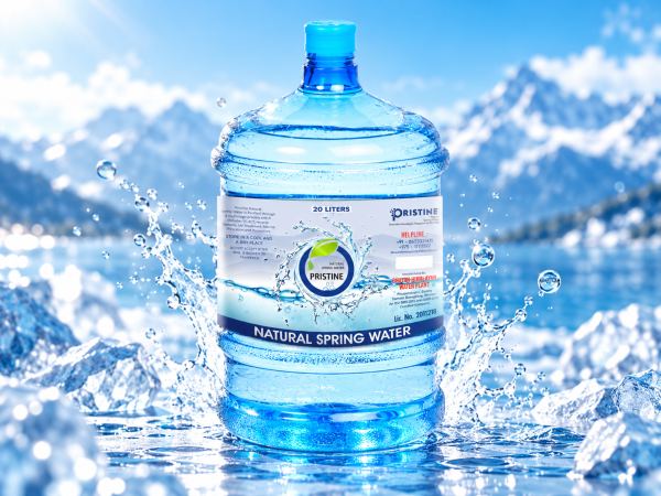 Natural Spring Water Jar — Food & Beverages design by Designer Wave
