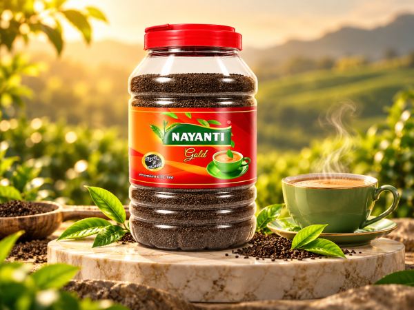 Nayanti Gold Tea — Jar Labels design by Designer Wave