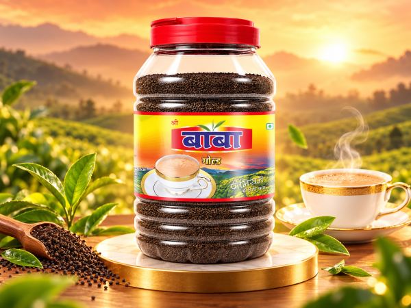 Baba Gold Tea — Jar Labels design by Designer Wave