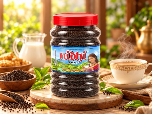 Nidhi Tea — Jar Labels design by Designer Wave
