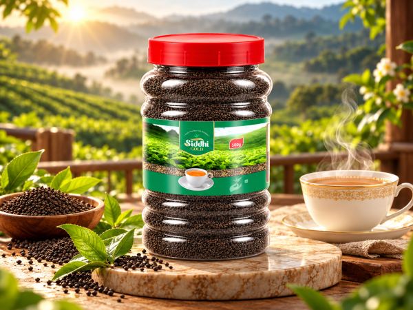 Siddhi Gold Tea — Jar Labels design by Designer Wave