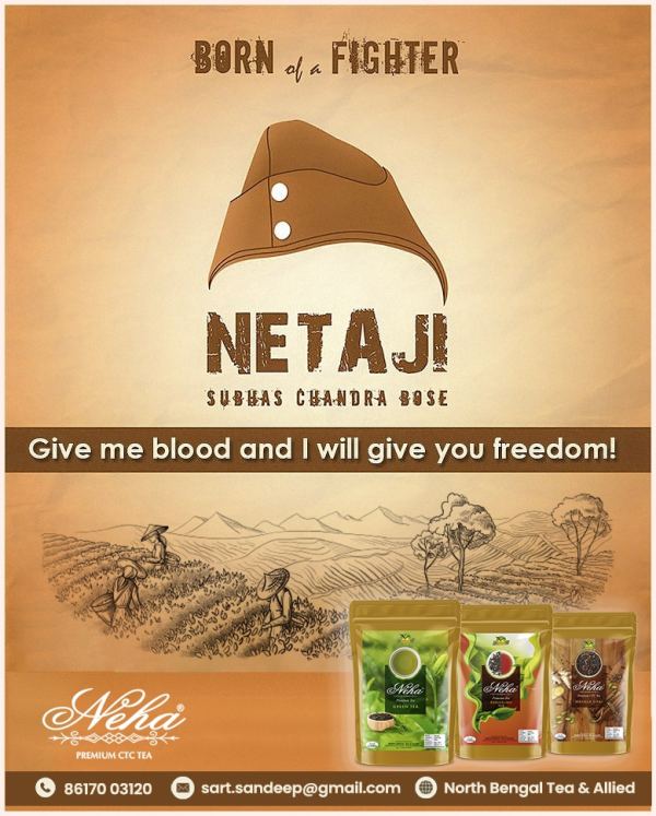 Netaji Subhas Chandra Bose Jayanti — Social Media Post design by Designer Wave
