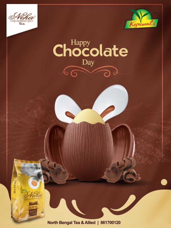 Happy Chocolate Day — Social Media Post design by Designer Wave