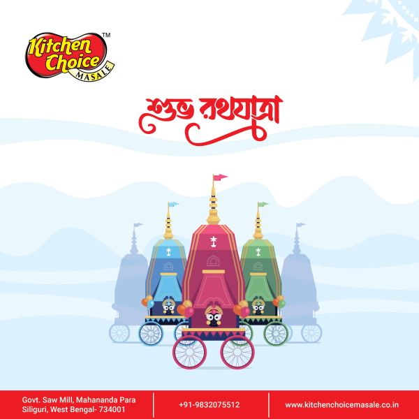 Shubho Rath Yatra — Social Media Post design by Designer Wave