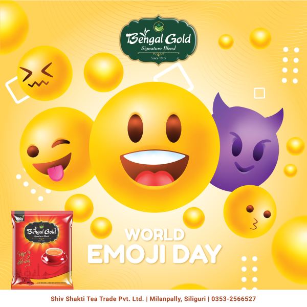 World Emoji Day — Social Media Post design by Designer Wave