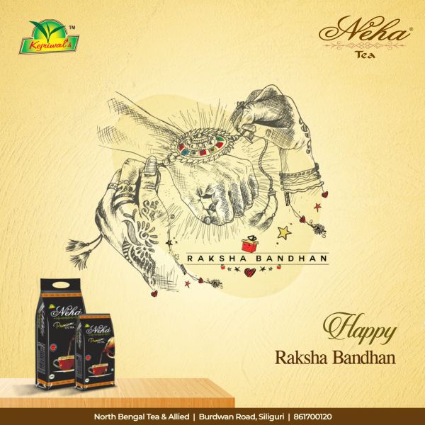 Raksha Bandhan — Social Media Post design by Designer Wave