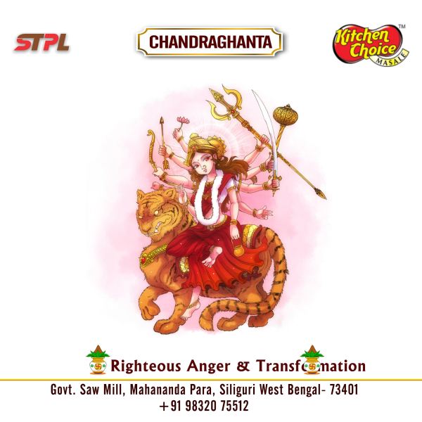 Chandraghanta Mata — Social Media Post design by Designer Wave