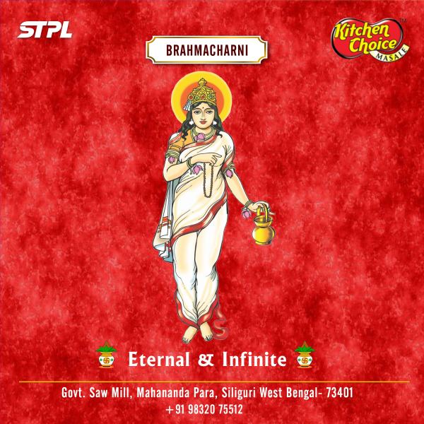 Brahmacharini Mata — Social Media Post design by Designer Wave