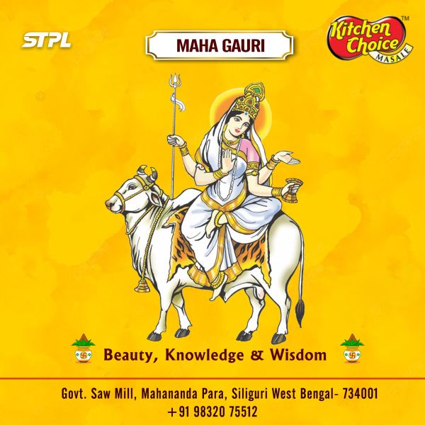 Mahagauri Mata — Social Media Post design by Designer Wave