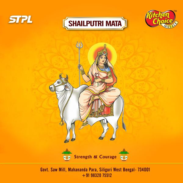 Shailputri Mata — Social Media Post design by Designer Wave