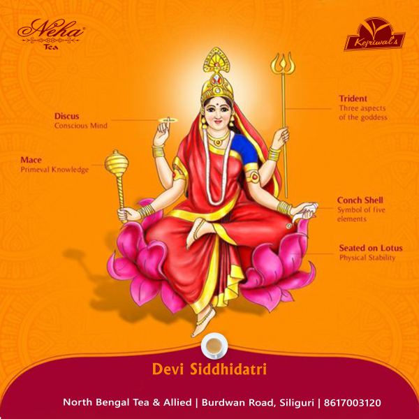 Siddhidatri Mata — Social Media Post design by Designer Wave