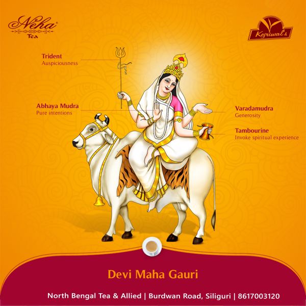 Devi Maha Gauri — Social Media Post design by Designer Wave
