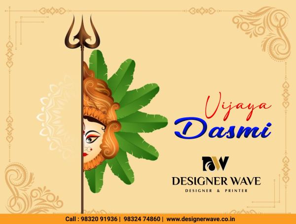 Vijaya Dashami — Social Media Post design by Designer Wave