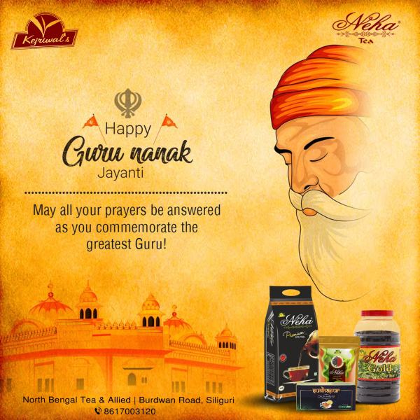 Guru Nanak Jayanti — Social Media Post design by Designer Wave