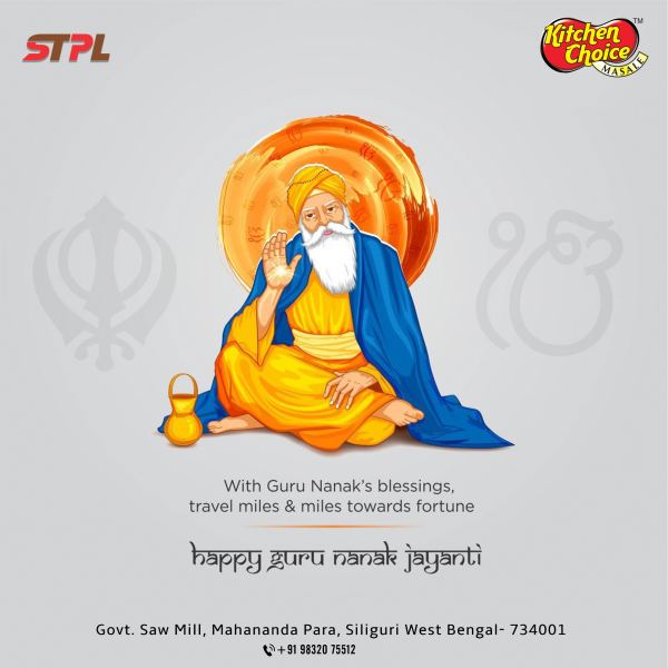 Guru Nanak Jayanti — Social Media Post design by Designer Wave