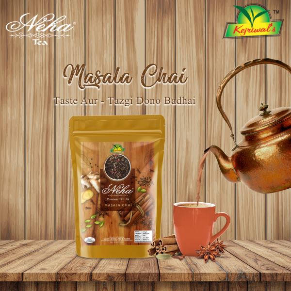 Masala Chai — Social Media Post design by Designer Wave
