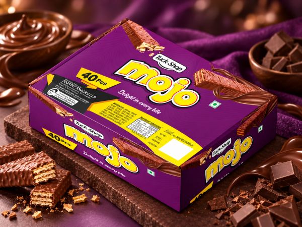 Mojo Chocolate Wafer Box — Wafers & Chocolates design by Designer Wave