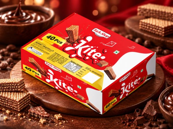 Tuck Shop Kite Wafer Box — Wafers & Chocolates design by Designer Wave