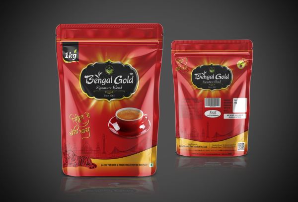Bengal Gold 1kg — Tea Packaging design by Designer Wave