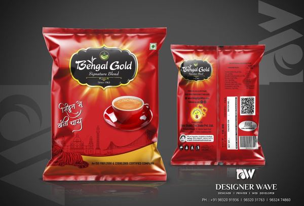 Bengal Gold 250g — Tea Packaging design by Designer Wave