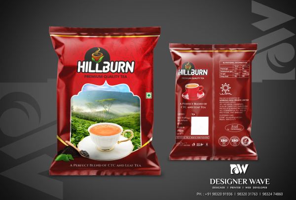 Hillburn Ratna Tea — Tea Packaging design by Designer Wave