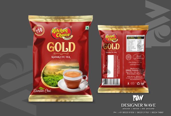 Kitchen Choice Tea — Tea Packaging design by Designer Wave