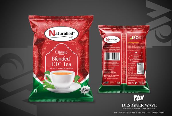 Naturolled Tea — Tea Packaging design by Designer Wave