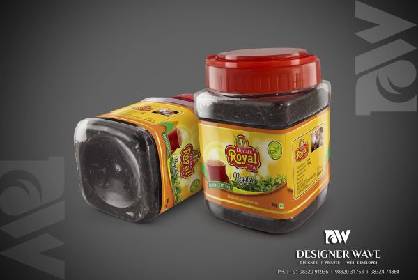 Double Jar Square Pack — Tea Packaging design by Designer Wave