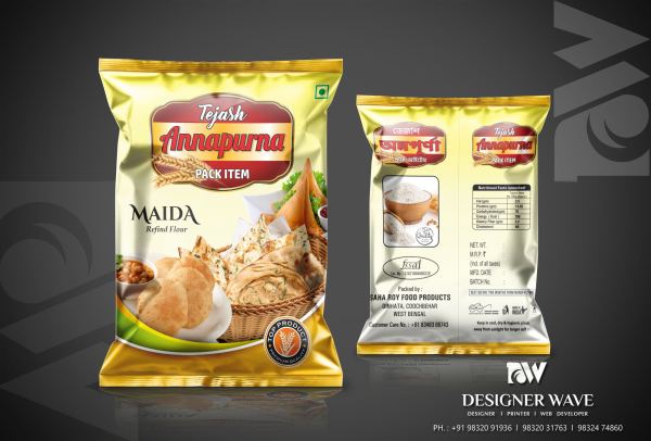 Annapurna Maida — FMCG Packaging design by Designer Wave