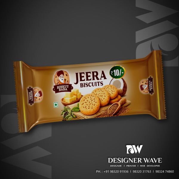 Biscuit Baba — FMCG Packaging design by Designer Wave