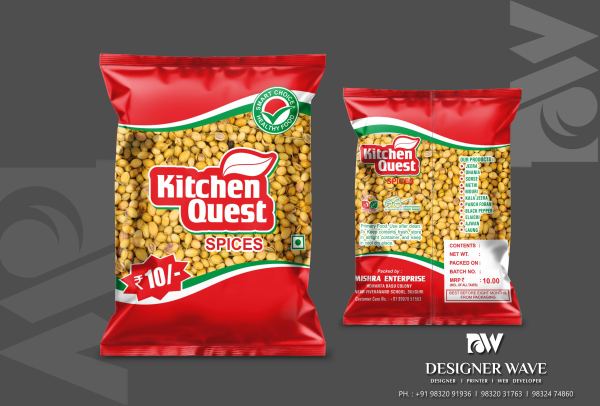 Kitchen Quest Spices — FMCG Packaging design by Designer Wave
