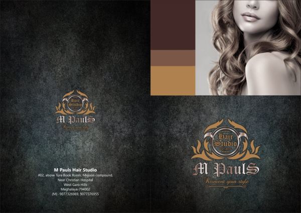 M Pauls Hair Studio Rate Card — Branding & Print design by Designer Wave